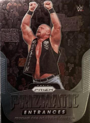 Stone Cold Steve Austin #4 Wrestling Cards 2022 Panini Prizm WWE Prizmatic Entrances