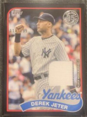 Derek Jeter #89BR-DJ 2024 Topps 1989 Relic Baseball