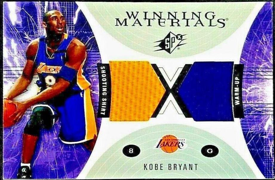 Kobe Bryant #WM41 Basketball Cards 2003 Spx Winning Materials