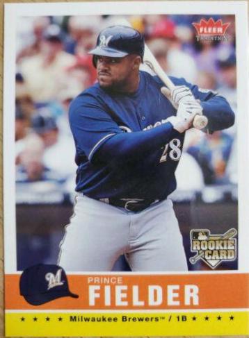 Prince Fielder #40 Baseball Cards 2006 Fleer Tradition