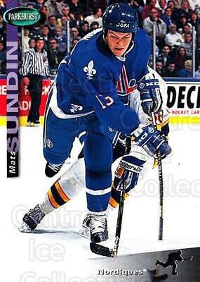 Mats Sundin #185 Hockey Cards 1994 Parkhurst