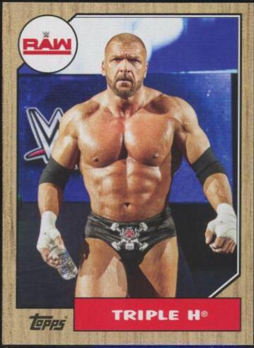 Triple H #37 Wrestling Cards 2017 Topps WWE Heritage