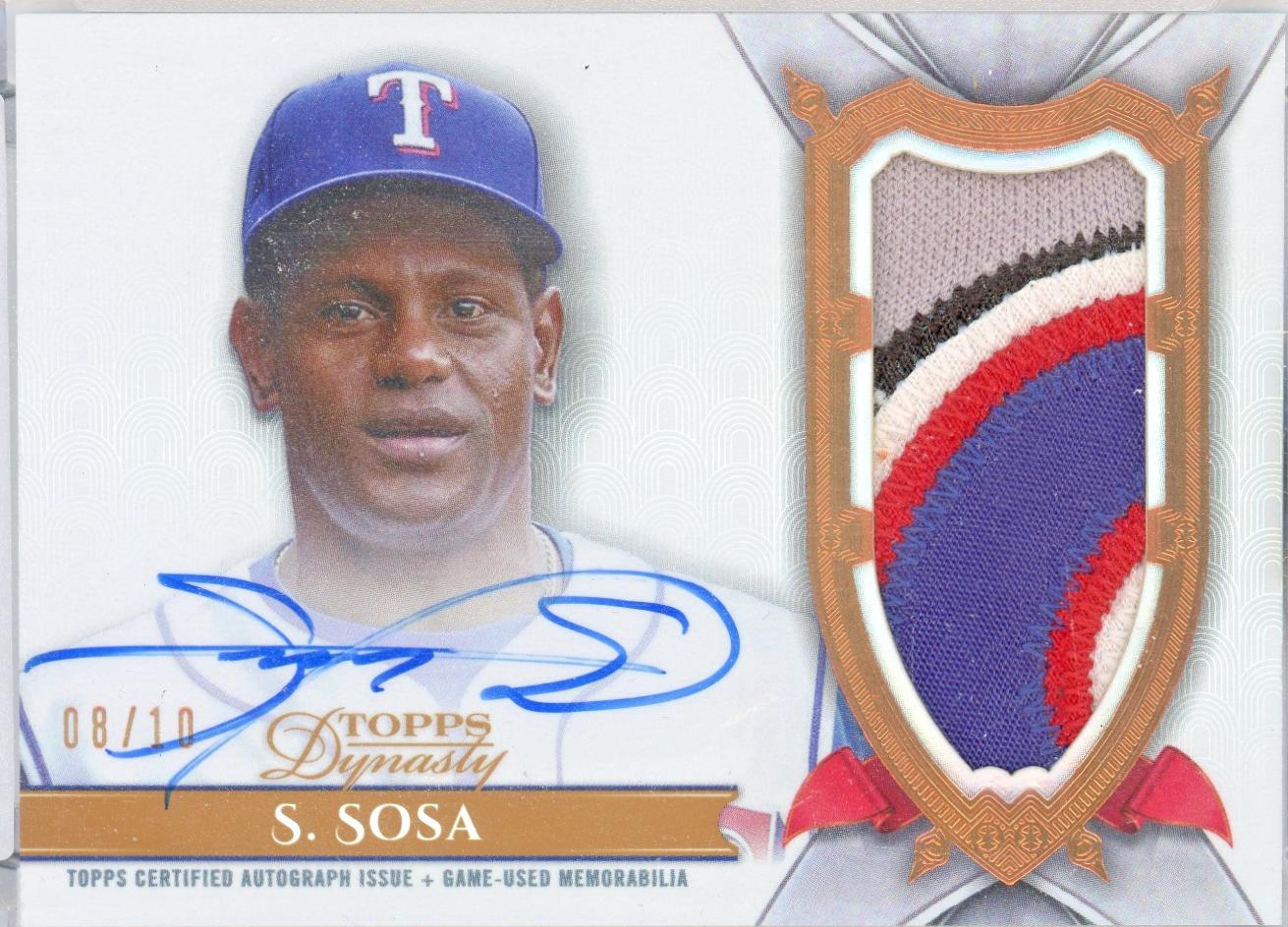 Sammy Sosa [Autograph Patch] #DAP-SS6