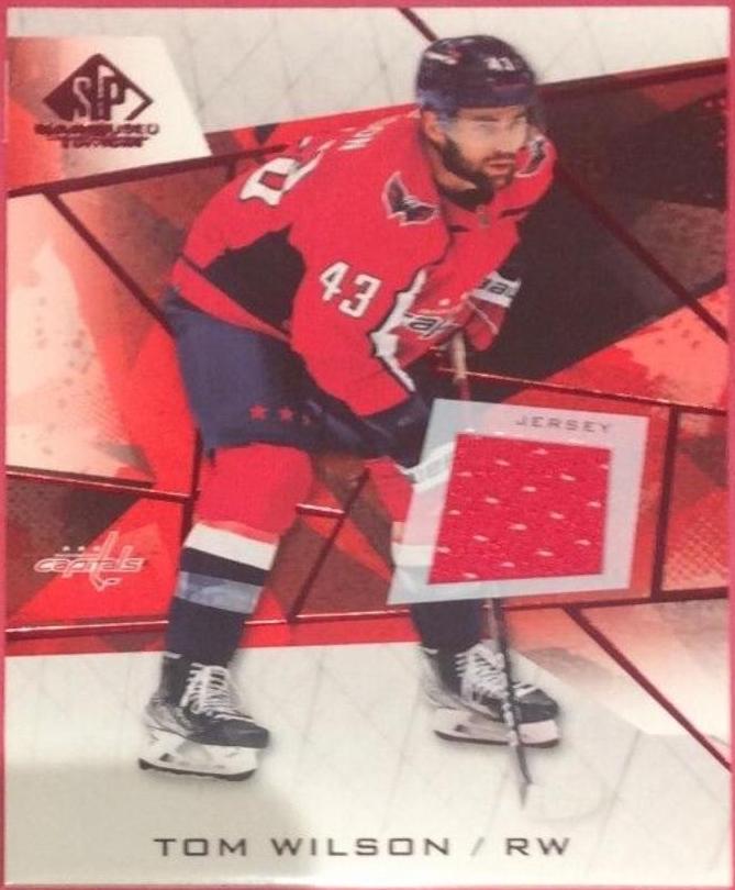 Tom Wilson #44 2021-22 SP Game Used Hockey
