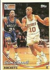 Sam Cassell #301 Basketball Cards 1993 Topps
