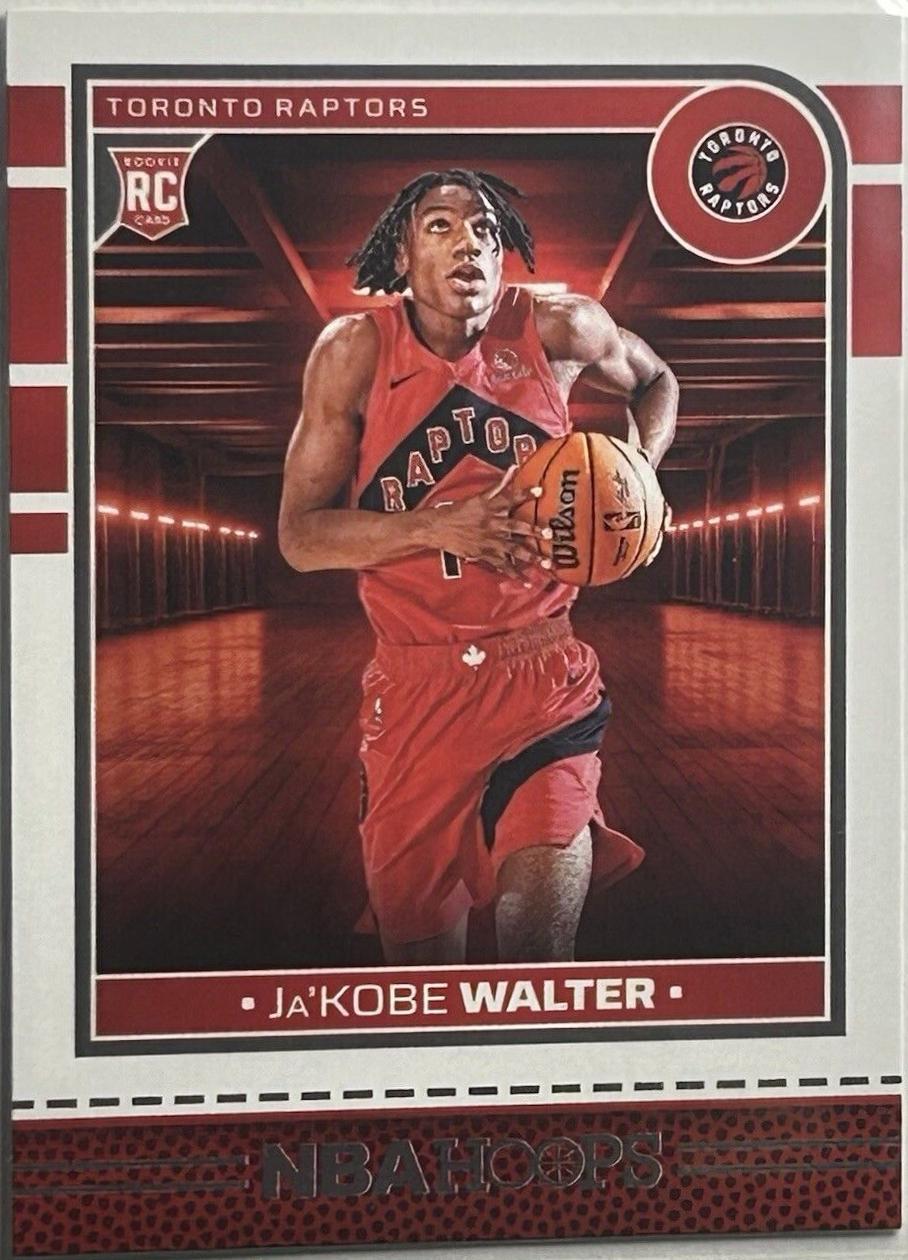 Ja'Kobe Walter #249 Basketball Cards 2024 Panini NBA Hoops