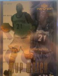 kevin garnett #M5 Basketball Cards 2001 Upper Deck MVP MVP Watch