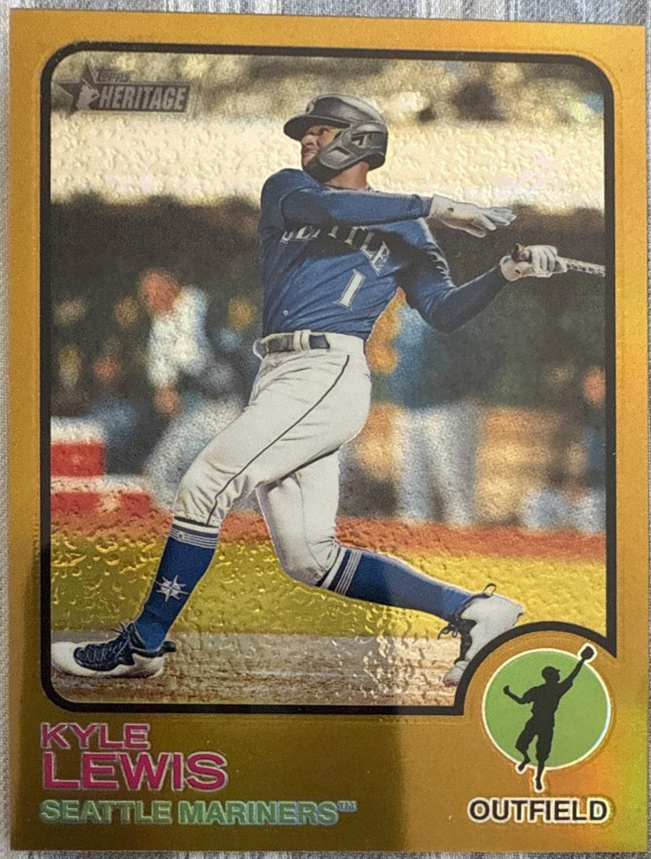 Kyle Lewis [Chrome Gold Border Refractor] #261