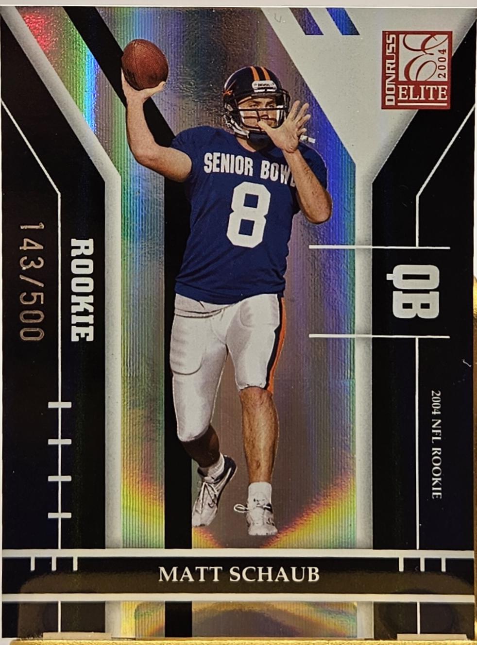 Matt Schaub #167 2004 Panini Donruss Elite Football