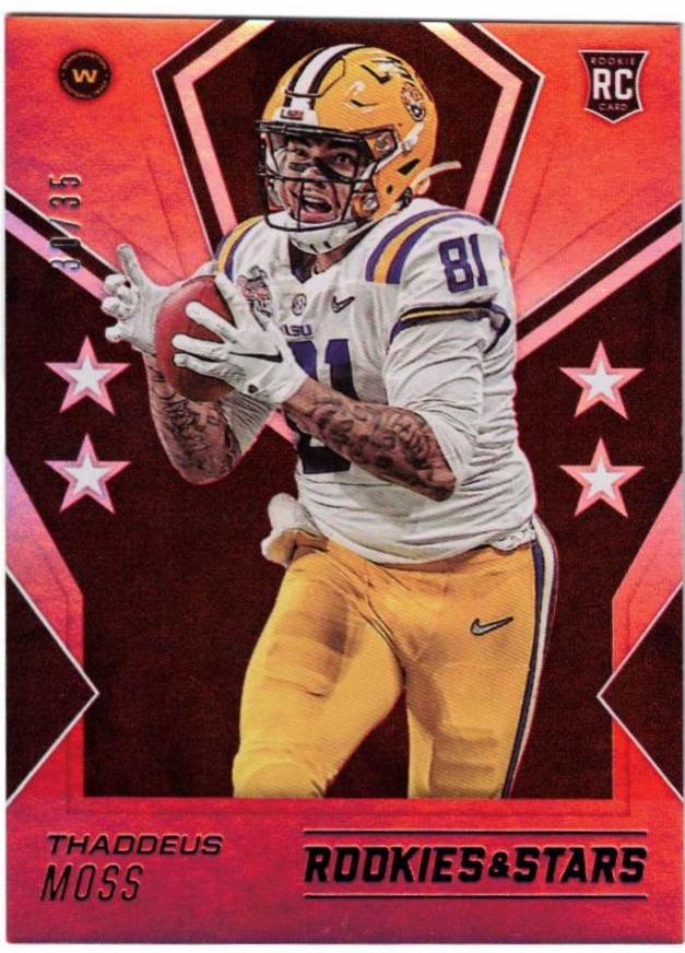 Thaddeus Moss [Red and Blue] #183