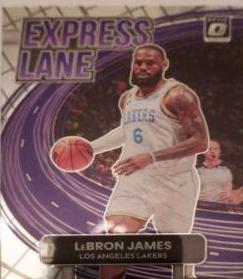 LeBron James #4 Basketball Cards 2022 Panini Donruss Optic Express Lane
