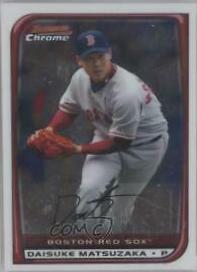 Daisuke Matsuzaka #5 Baseball Cards 2008 Bowman Chrome