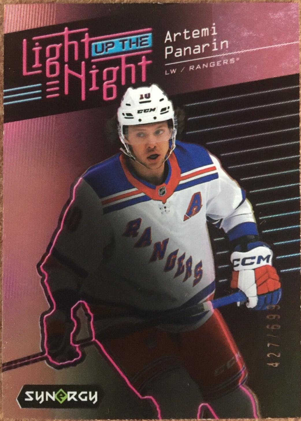 Artemi Panarin #LN-AP Hockey Cards 2023 Upper Deck Synergy Light Up the Night