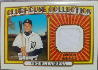 Miguel Cabrera Clubhouse Collection Relics