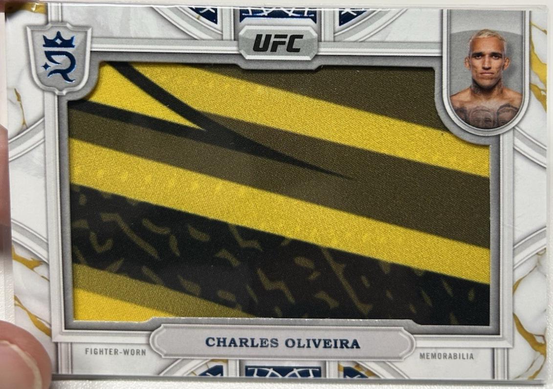 Charles Oliveira #RCJ-14 Ufc Cards 2024 Topps Royalty UFC Relic Jewels