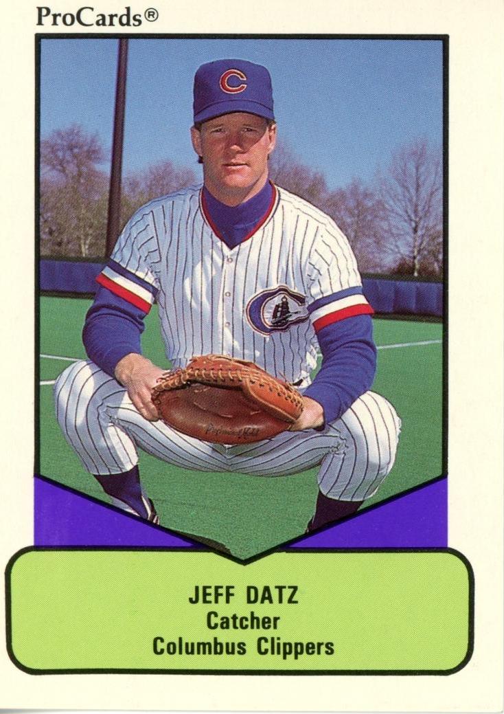 Jeff Datz #328 Baseball Cards 1990 ProCards AAA