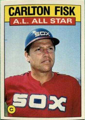 Carlton Fisk #719 Baseball Cards 1986 Topps Tiffany