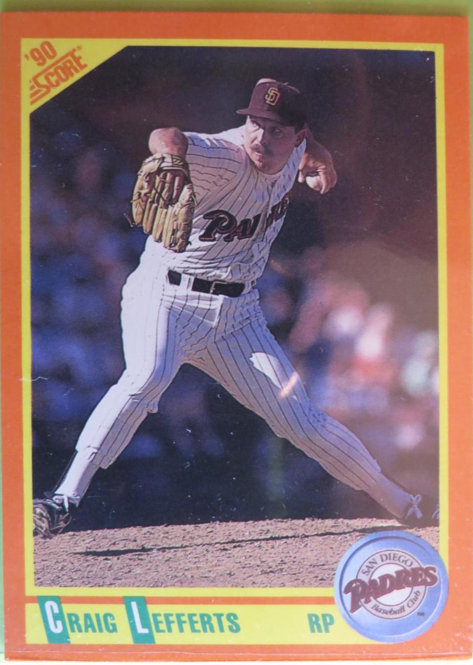 Craig Lefferts #22T Baseball Cards 1990 Score Traded