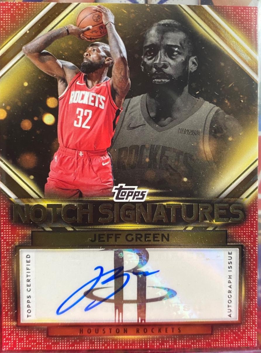 Jeff Green [Holo Green Foil] #TNS-JG Prices | 2025 Topps Notch