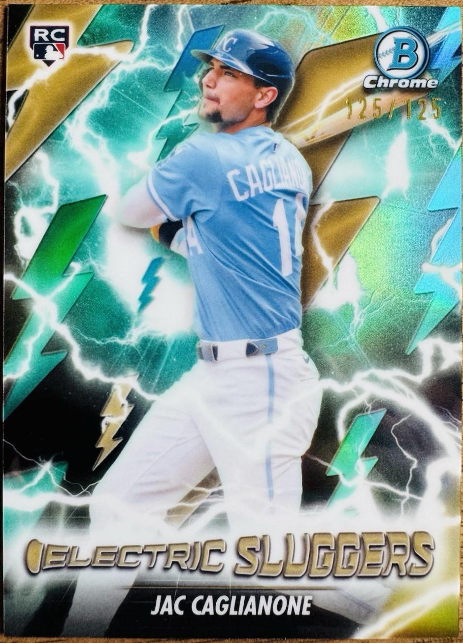 2026 Bowman Electric Sluggers Jac Caglianone [Aqua] #ES-23 card