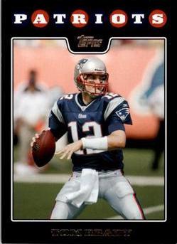 Tom Brady #7 Football Cards 2008 Topps All Star Factory Set