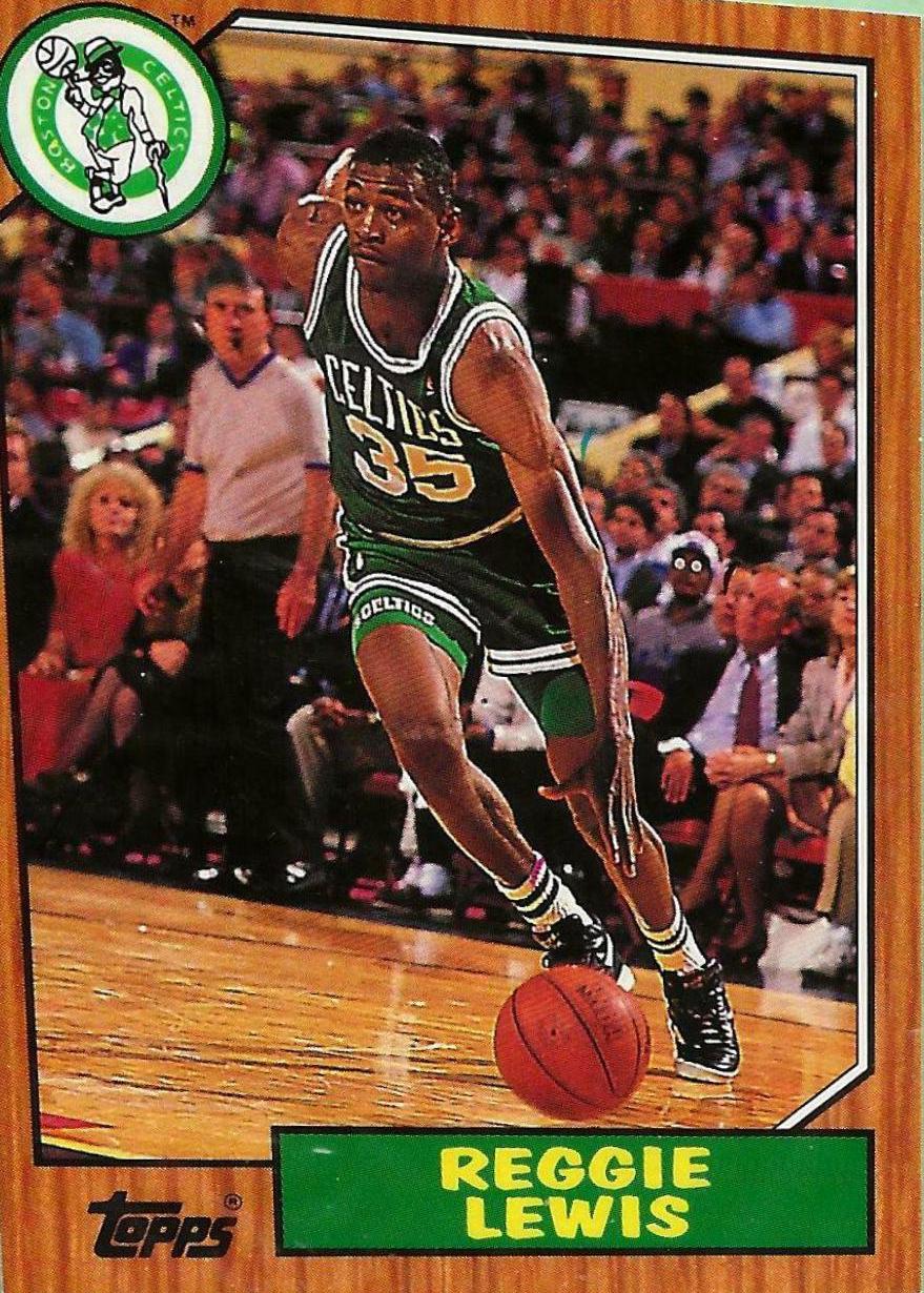 Reggie Lewis #94 Basketball Cards 1992 Topps Archives
