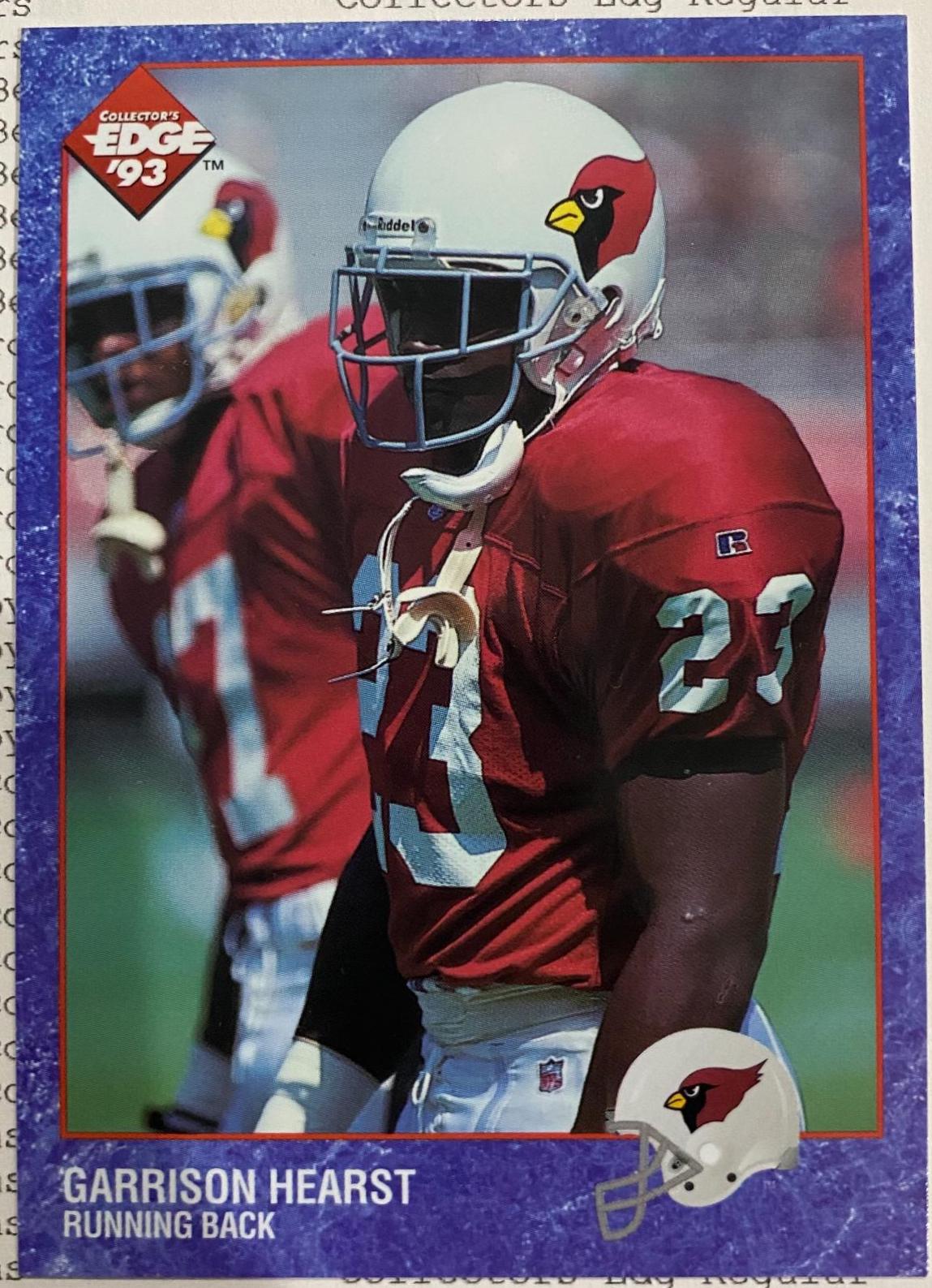 Garrison Hearst #RU1 Football Cards 1993 Collector's Edge