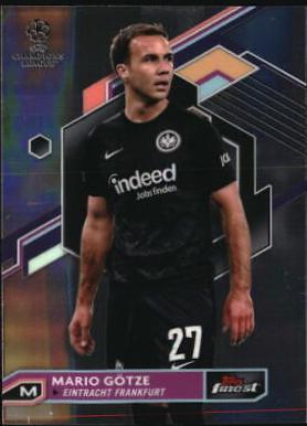 Mario Gotze #114 2022 Topps Finest UEFA Club Competitions