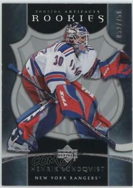 Henrik Lundqvist #219 Hockey Cards 2005 Upper Deck Artifacts