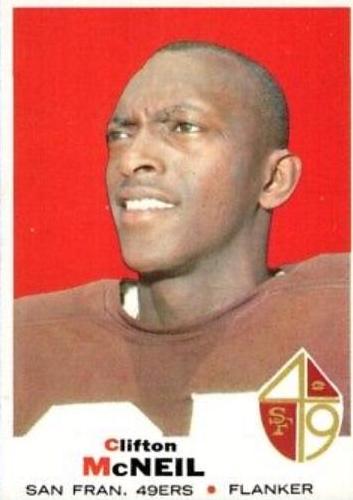 Clifton McNeil #135 Football Cards 1969 Topps