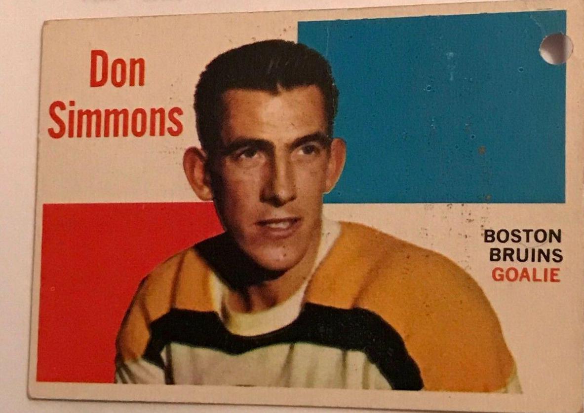 Don Simmons #43 Hockey Cards 1960 Topps