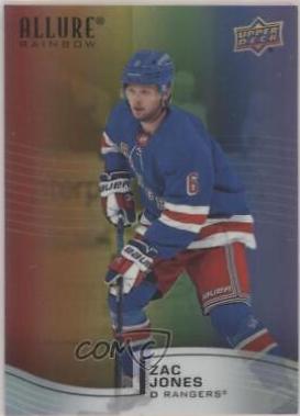 Zac Jones #R-34 2021 Upper Deck Allure Rainbow Hockey