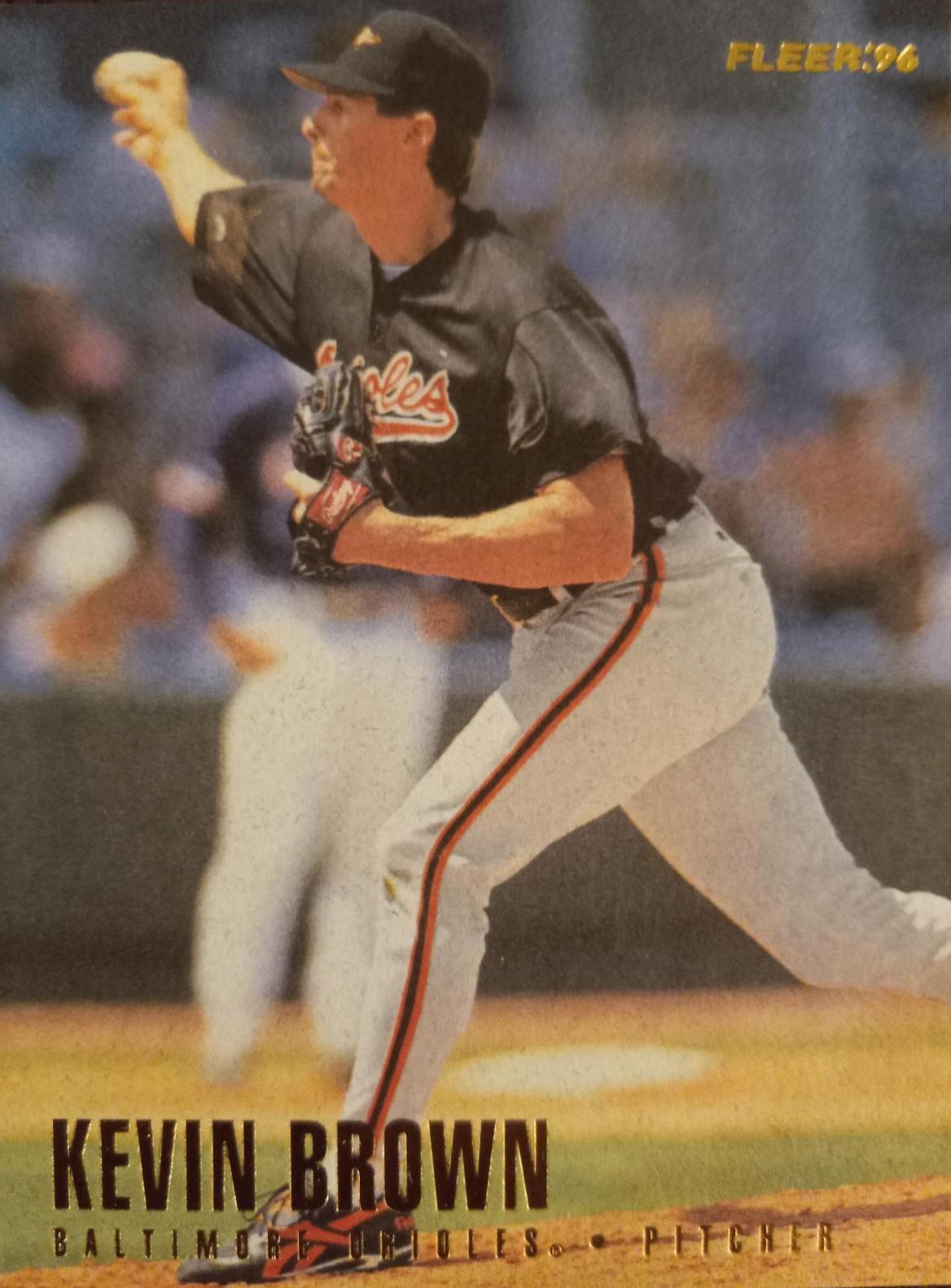 Kevin Brown #6 Baseball Cards 1996 Fleer