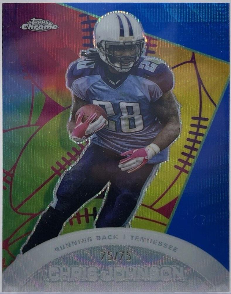 Chris Johnson [Blue Wave Refractor] #CAE-15
