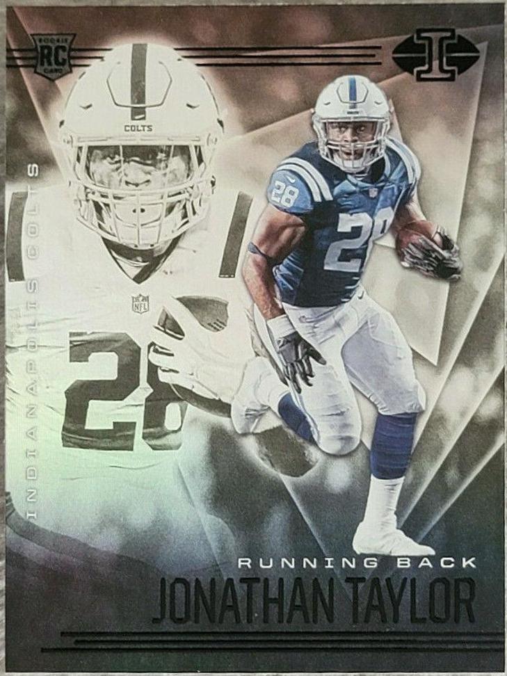 Jonathan Taylor #14 Football Cards 2020 Panini Illusions