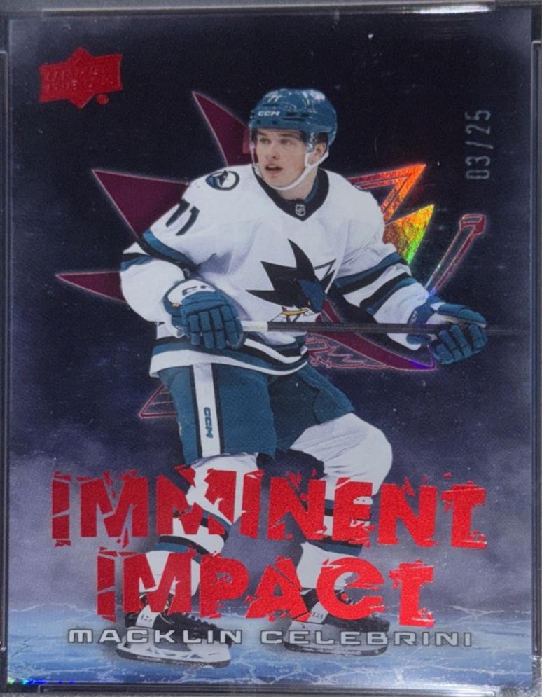 Macklin Celebrini [Red Foil] #II-26