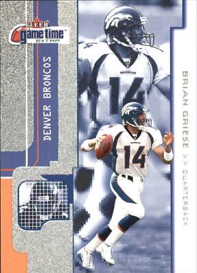 Brian Griese #27 2001 Fleer Game Time Football