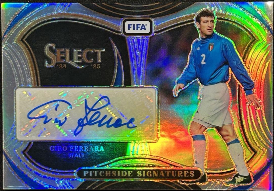 2024 Panini Select FIFA Pitchside Signature Ciro Ferrara #PS-CF card