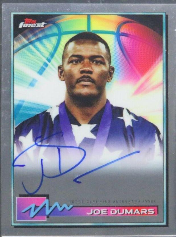 Joe Dumars #FA-JD Basketball Cards 2021 Topps Finest Autographs