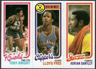 Toby Knight / Lloyd Free / Adrian Dantley #14 / 168 / 240