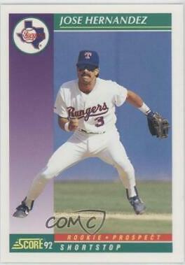 Jose Hernandez #866 Baseball Cards 1992 Score