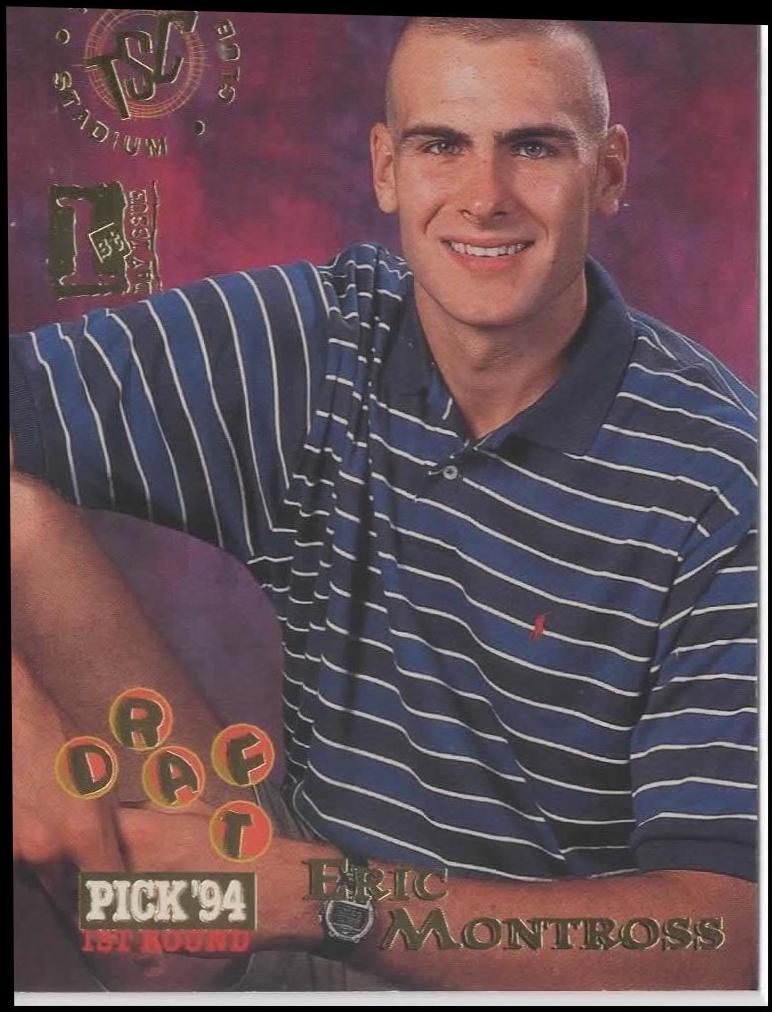 Eric Montross #179 Basketball Cards 1994 Stadium Club 1st Day Issue