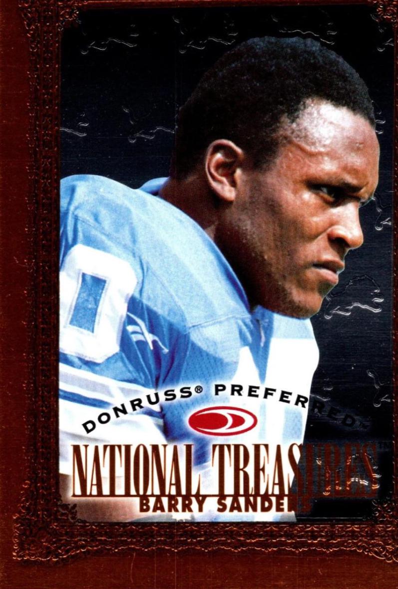 Barry Sanders #134 1997 Donruss Preferred Football