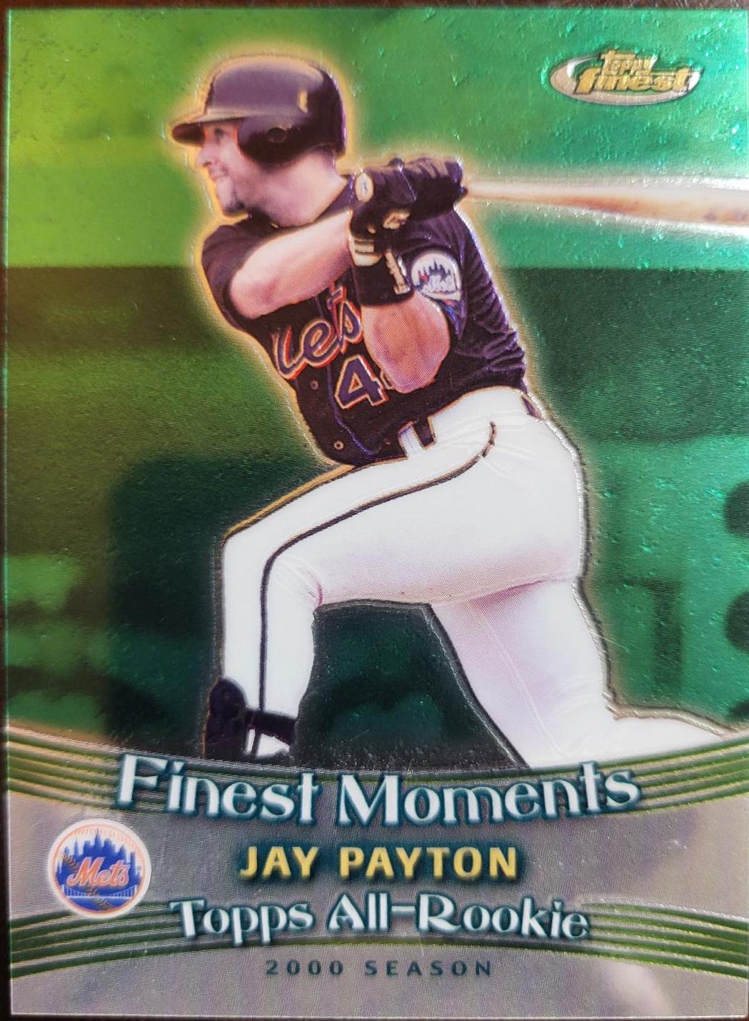 Jay Payton #FM6 Baseball Cards 2001 Finest Moments