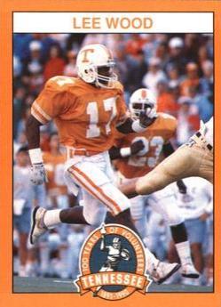 Lee Wood #17 Football Cards 1990 Tennessee Volunteers Centennial
