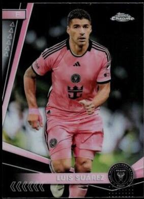 Luis Suarez #50 Soccer Cards 2024 Topps Chrome MLS
