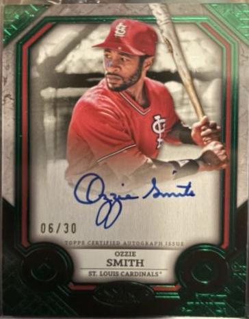 Ozzie Smith [Green Foil] #T1A-OS