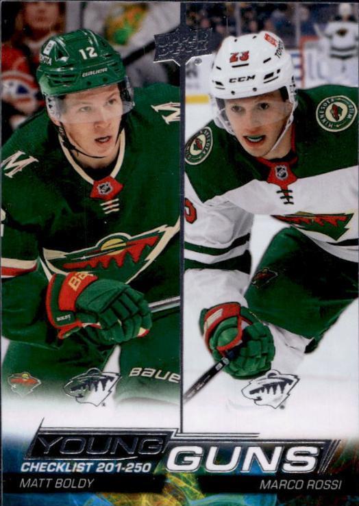 Matt Boldy, Marco Rossi #250 Hockey Cards 2022 Upper Deck