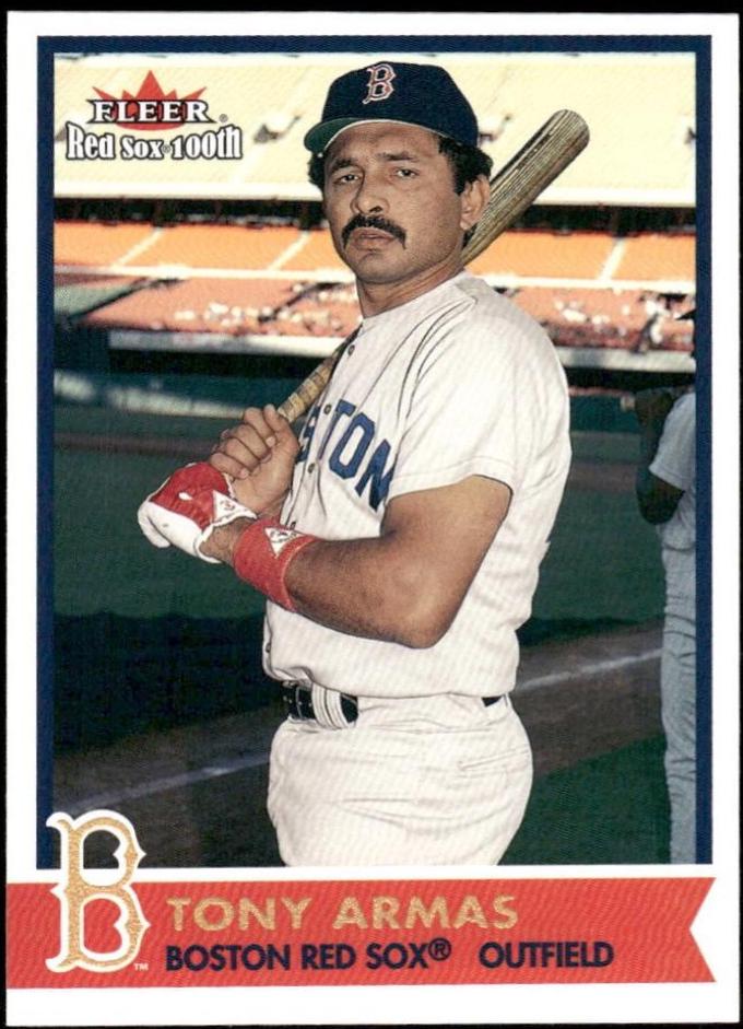 Tony Armas #23 2001 Fleer Boston Red Sox 100th Anniversary Baseball