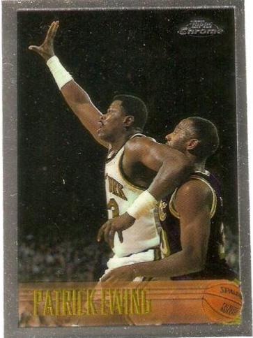 Patrick Ewing #1 Basketball Cards 1996 Topps Chrome